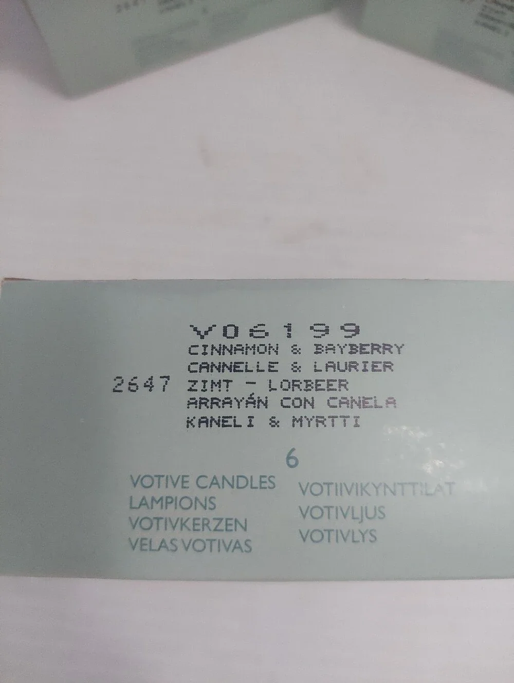 18 NEW Partylite Cinnamon and bayberry V06199 Votive Candles NEW IN BOXES
